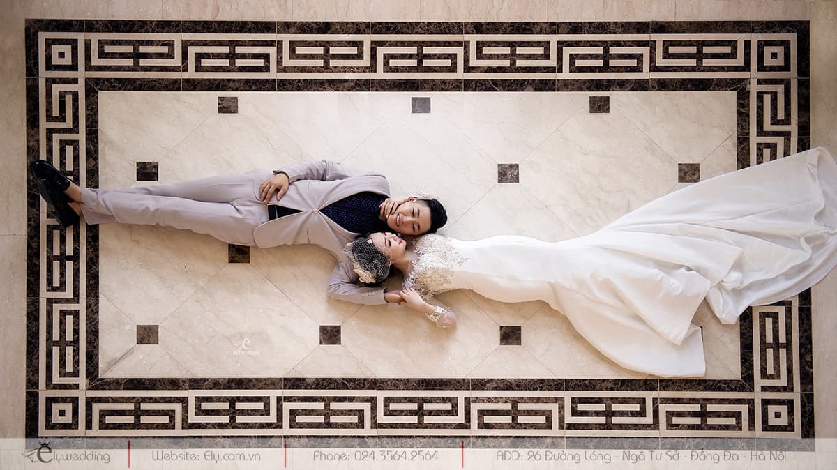 Chụp ảnh cưới biệt thự hoa hồng tại Mê Linh có đẹp không? 1 Chụp ảnh cưới biệt thự hoa hồng