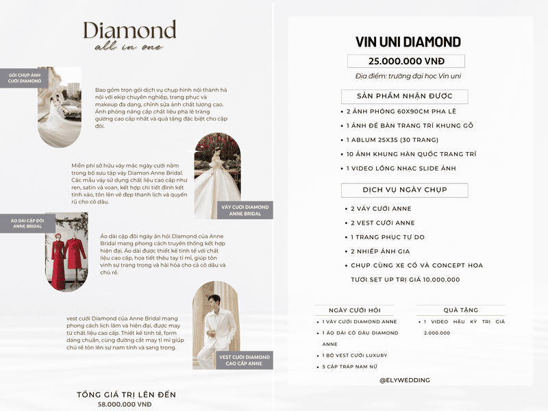 Báo giá váy cưới