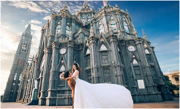 ảnh cưới tại Nhà Thờ Lớn Hà Nội