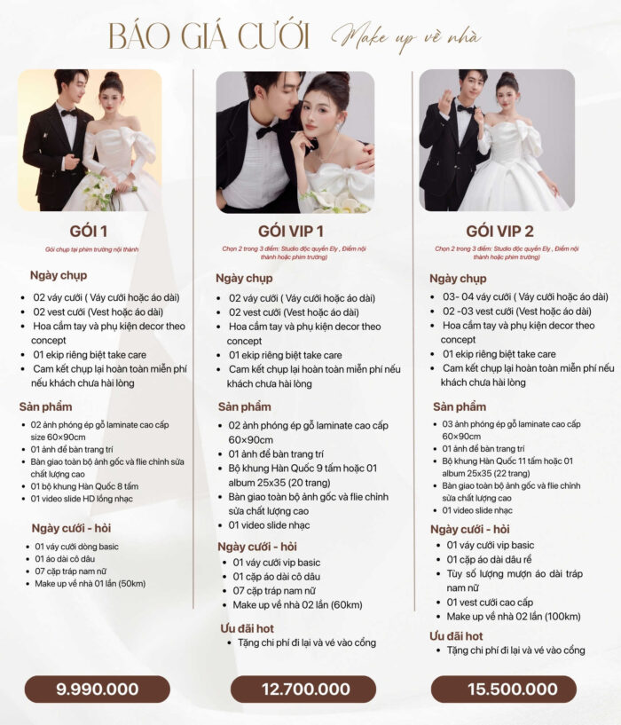 Báo giá Make up về nhà